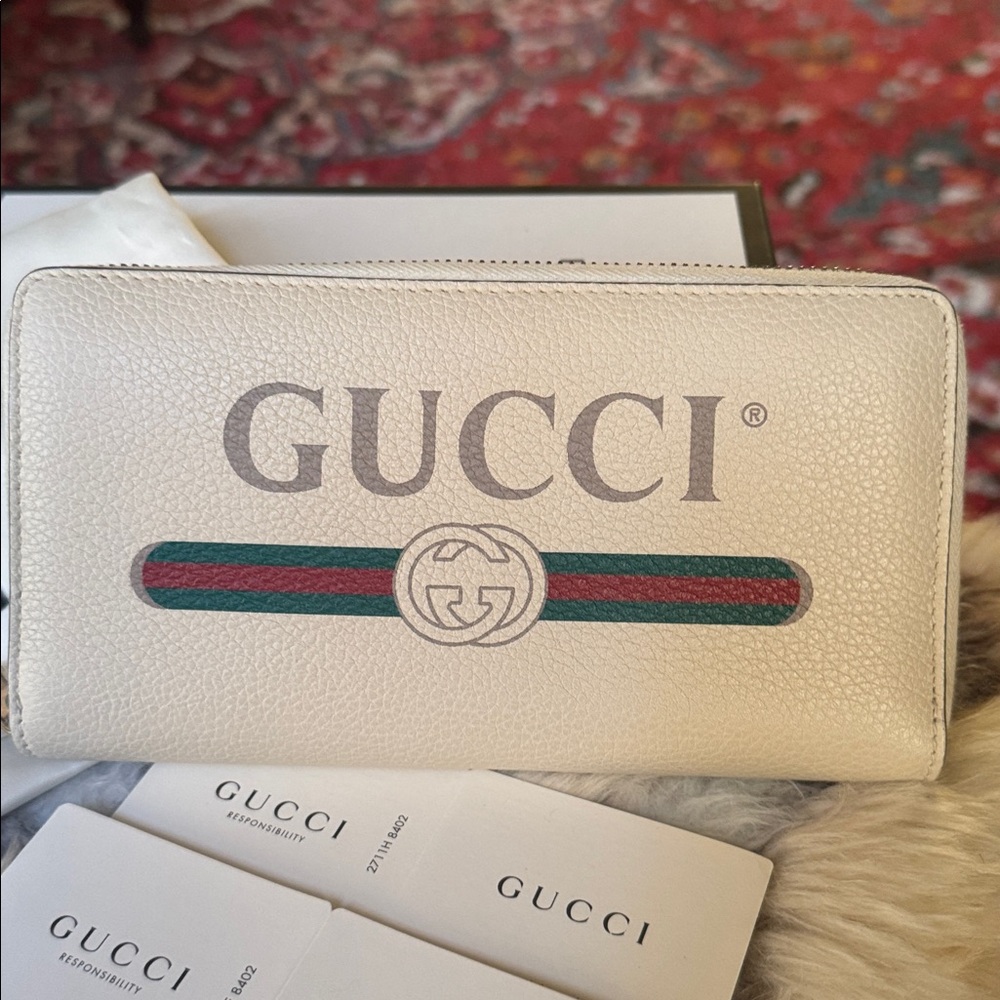 Gucci Cream Wallet NEW - Picture 2 of 6